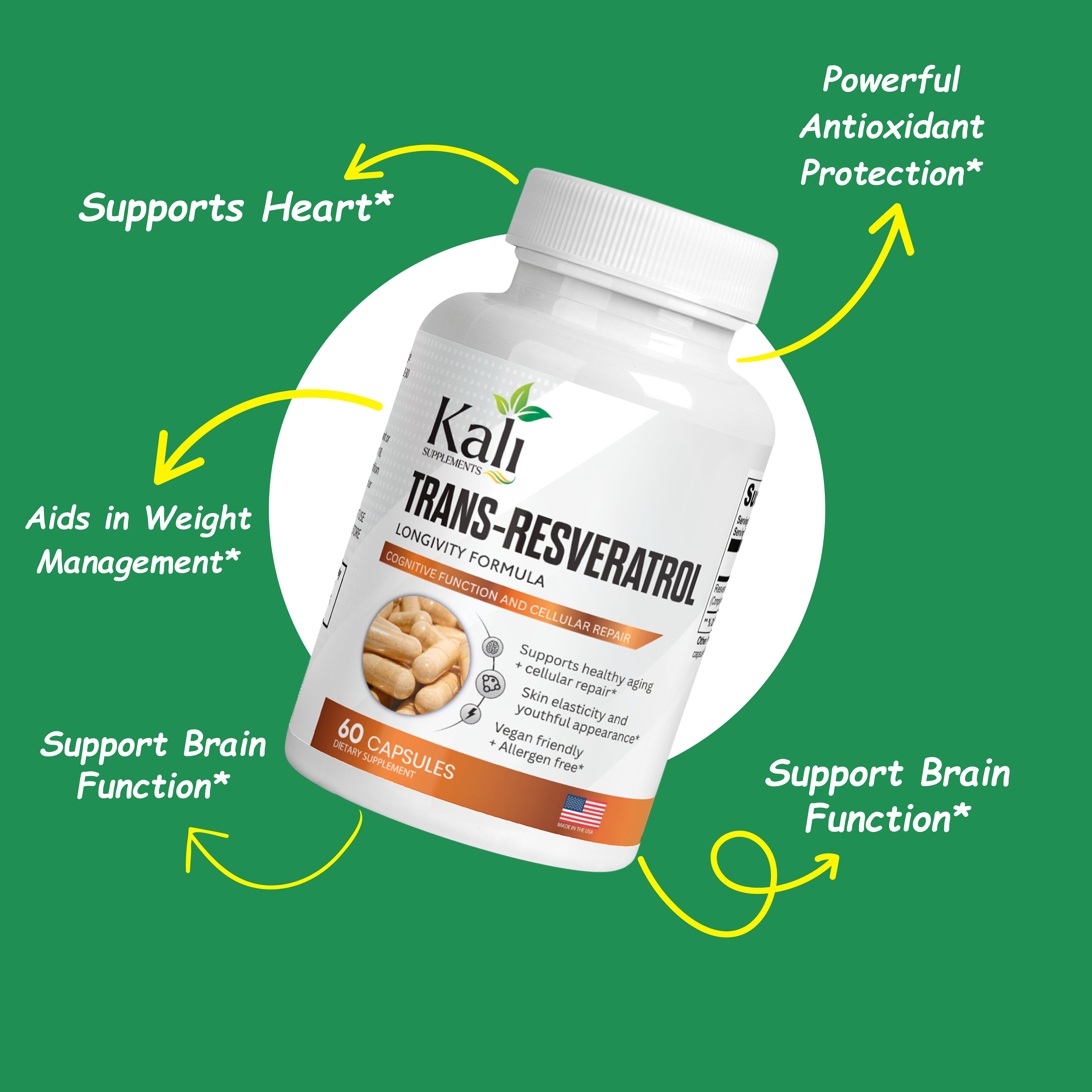Trans-Resveratrol Longevity Formula