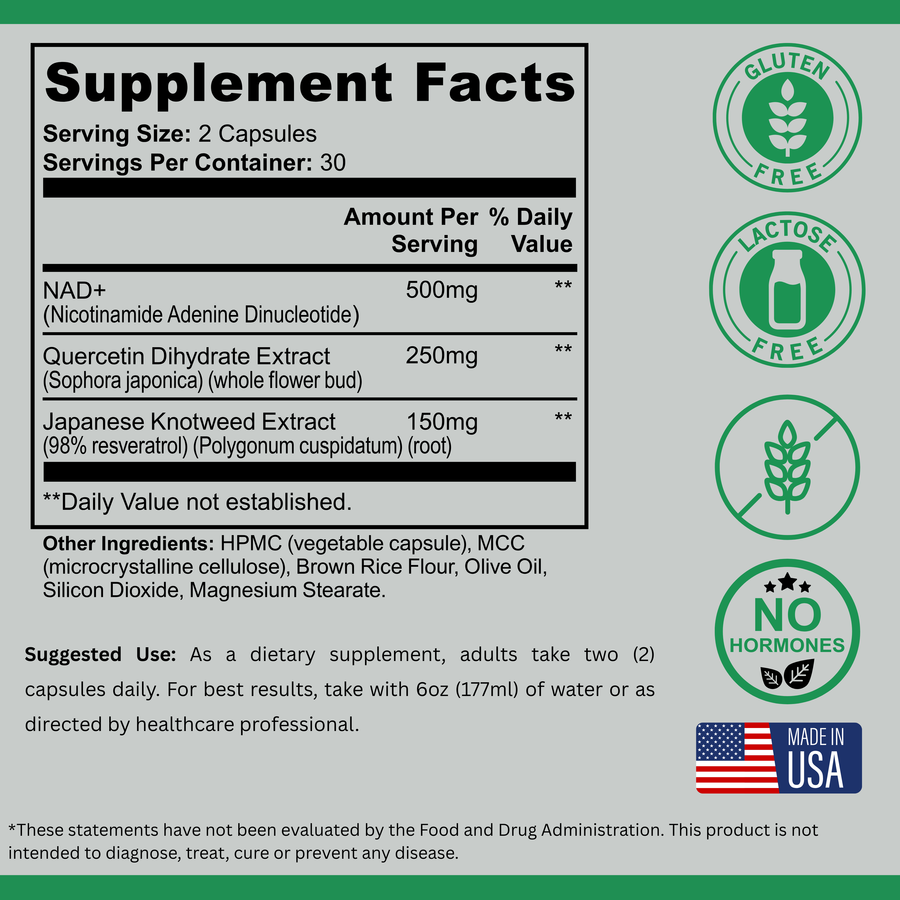 NAD+ With Resveratrol