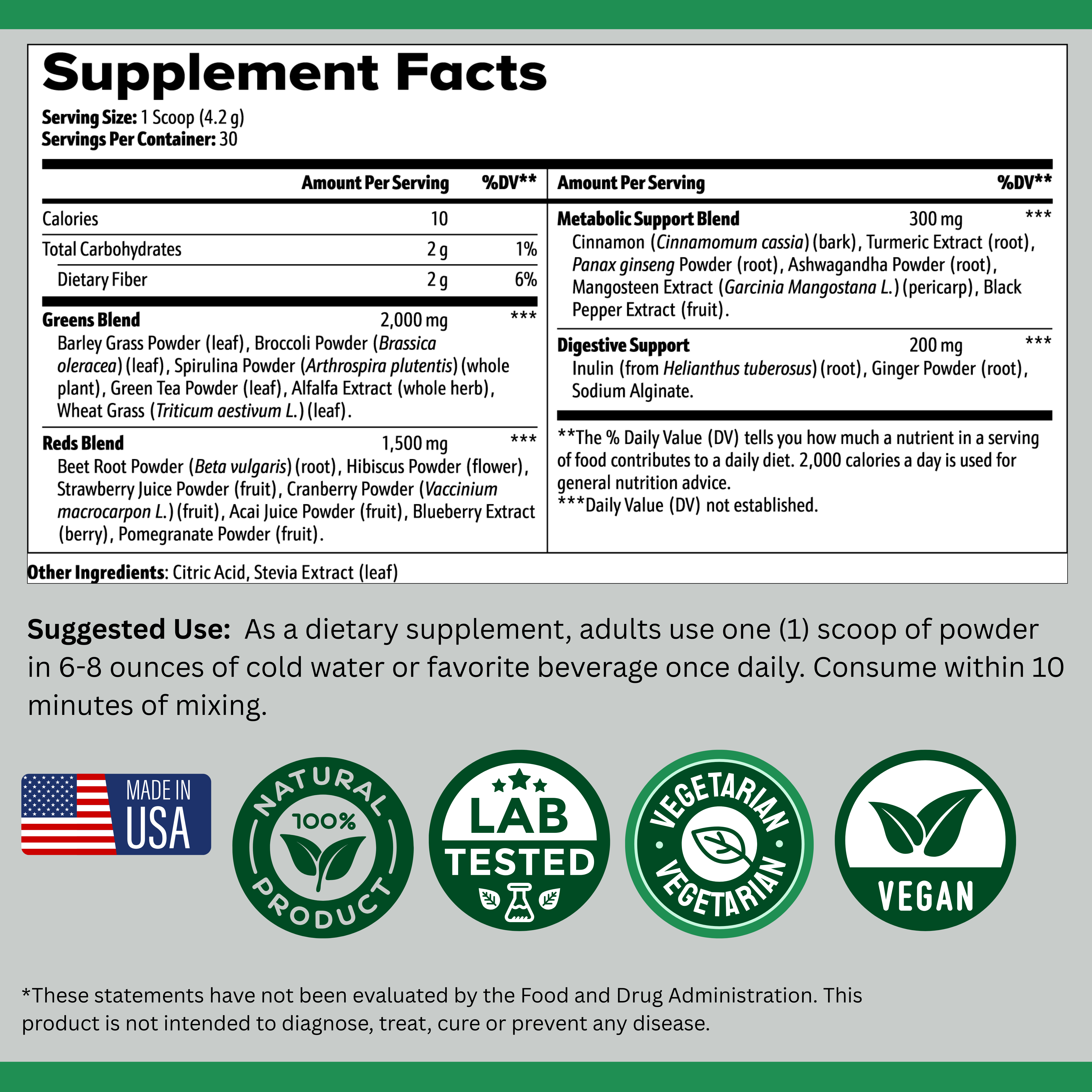 Kali Greens Superfood